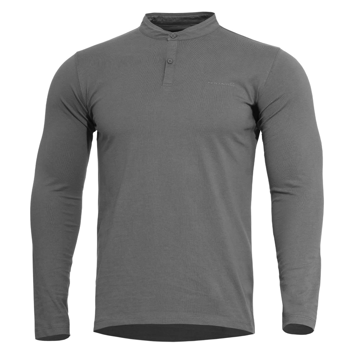 Pentagon Romeo Henley 2.0 hosszú ujjú póló, szürke