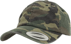 Brandit Low Profile Camo mosott hatású baseball sapka, woodland