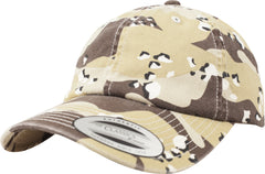 Brandit Low Profile Camo baseball sapka mosott hatással, 6-color desert