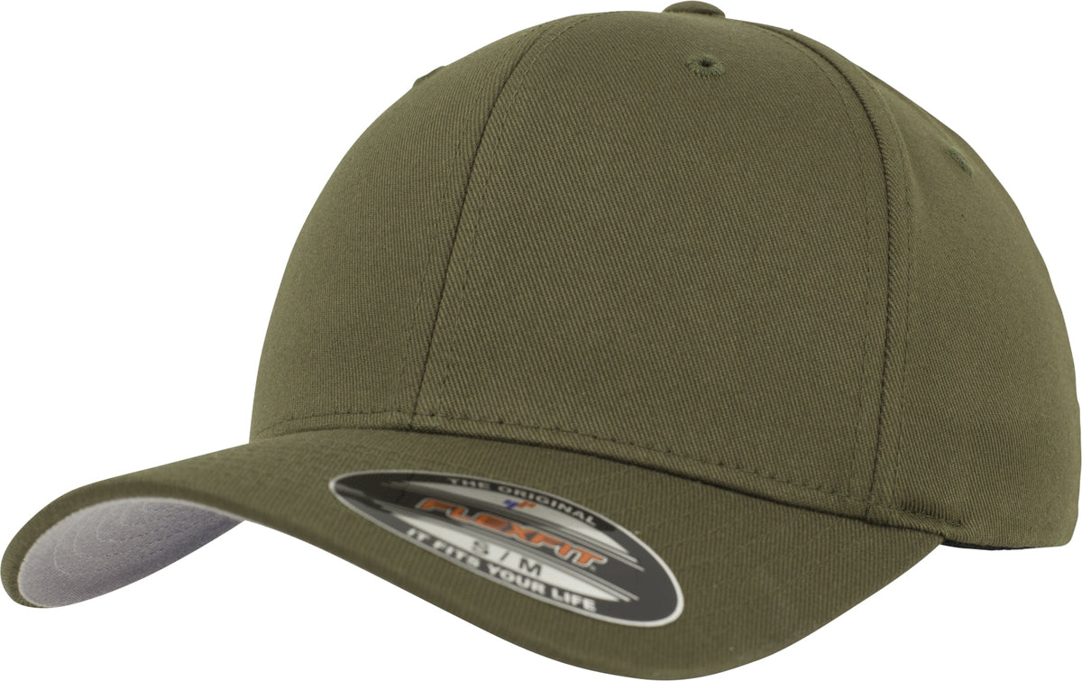 Brandit Flexfit Wooly Combed baseball sapka, olívazöld