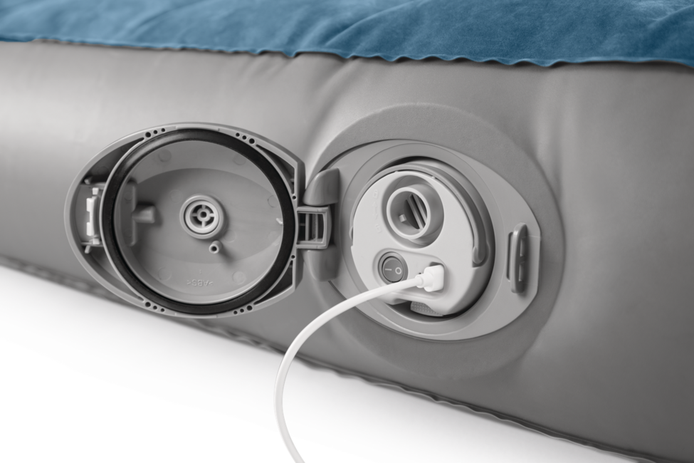 Intex Prestige Downy Queen felfújható ágy újratölthető pumpával