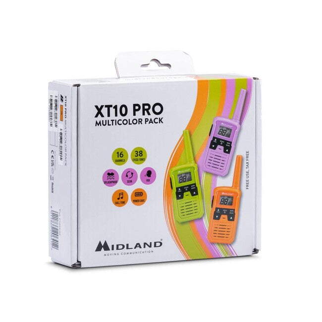 Midland XT10 PRO outdoor adóvevő szett Multicolor háromszínű