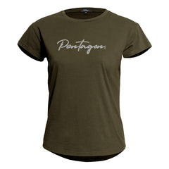 Pentagon Whisper Calligraphy női rövid ujjú póló, RAL7013