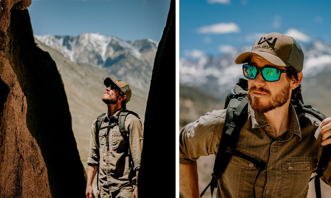 Wiley X Sierra napszemüveg Captivate Polarized, matte graphite, green mirror