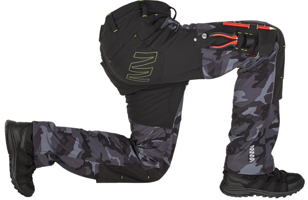 BENNON CAMOS softshell nadrág, fekete/szürke