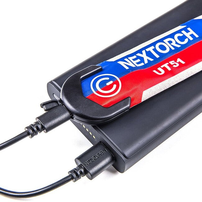 NexTorch® UT51 villogó biztonsági szalag, piros-kék