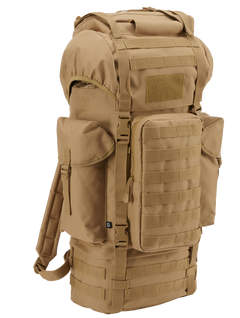 Brandit Kampfrucksack taktikai MOLLE hátizsák, khaki, 65l