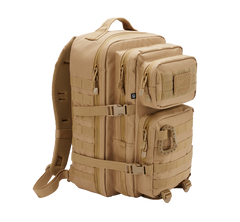 Brandit US Assault Pack Large támadó hátizsák 40L, camel