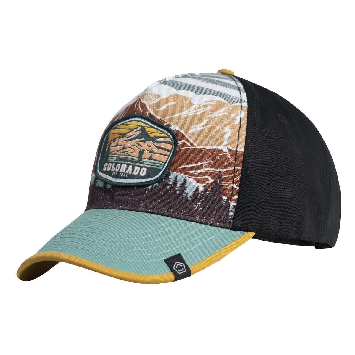 Pentagon Hermit Colorado baseball sapka, multicolor