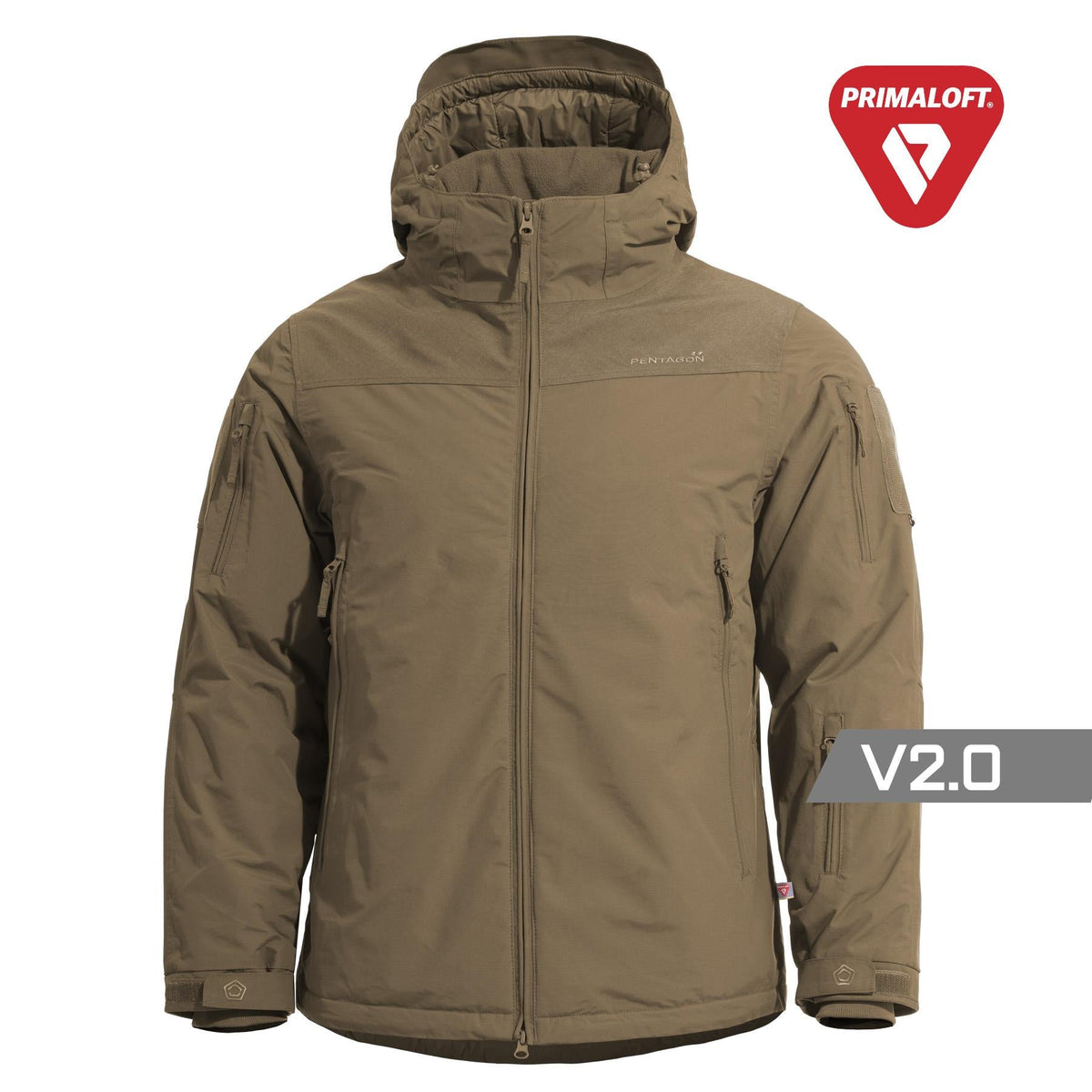 Pentagon LCP V2.0 férfi téli Primaloft parka, coyote
