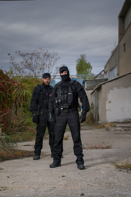 Pentagon Police férfi öv 5cm, fekete