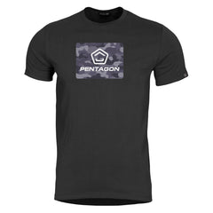 Pentagon Spot Camo póló, fekete