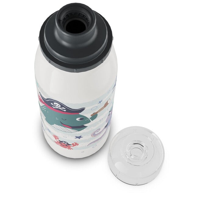 alfi isoBottle Kids gyerek rozsdamentes acél ivópalack, kalóz, 0,35 L