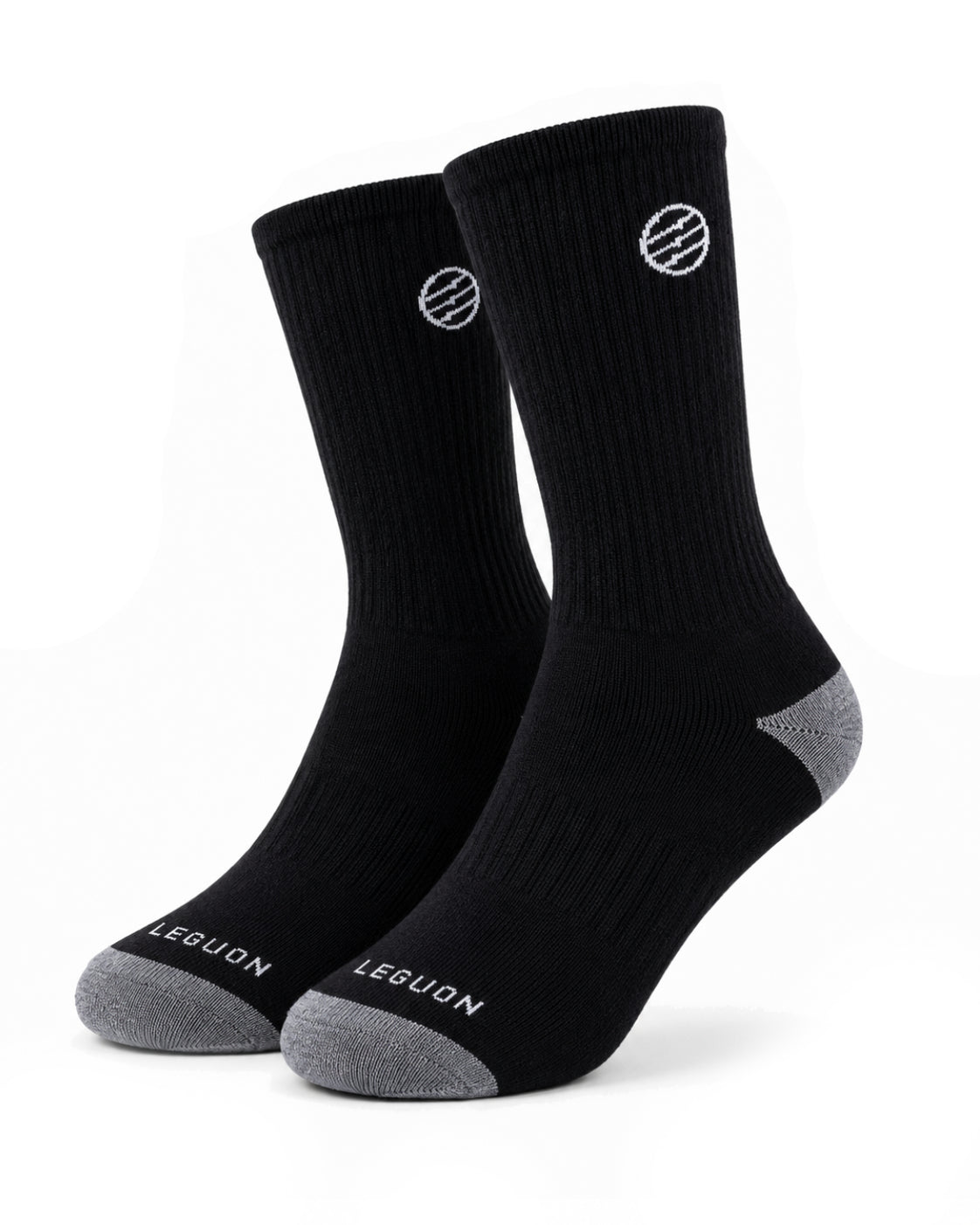Leguon Aegon Merino Lite zokni, fekete