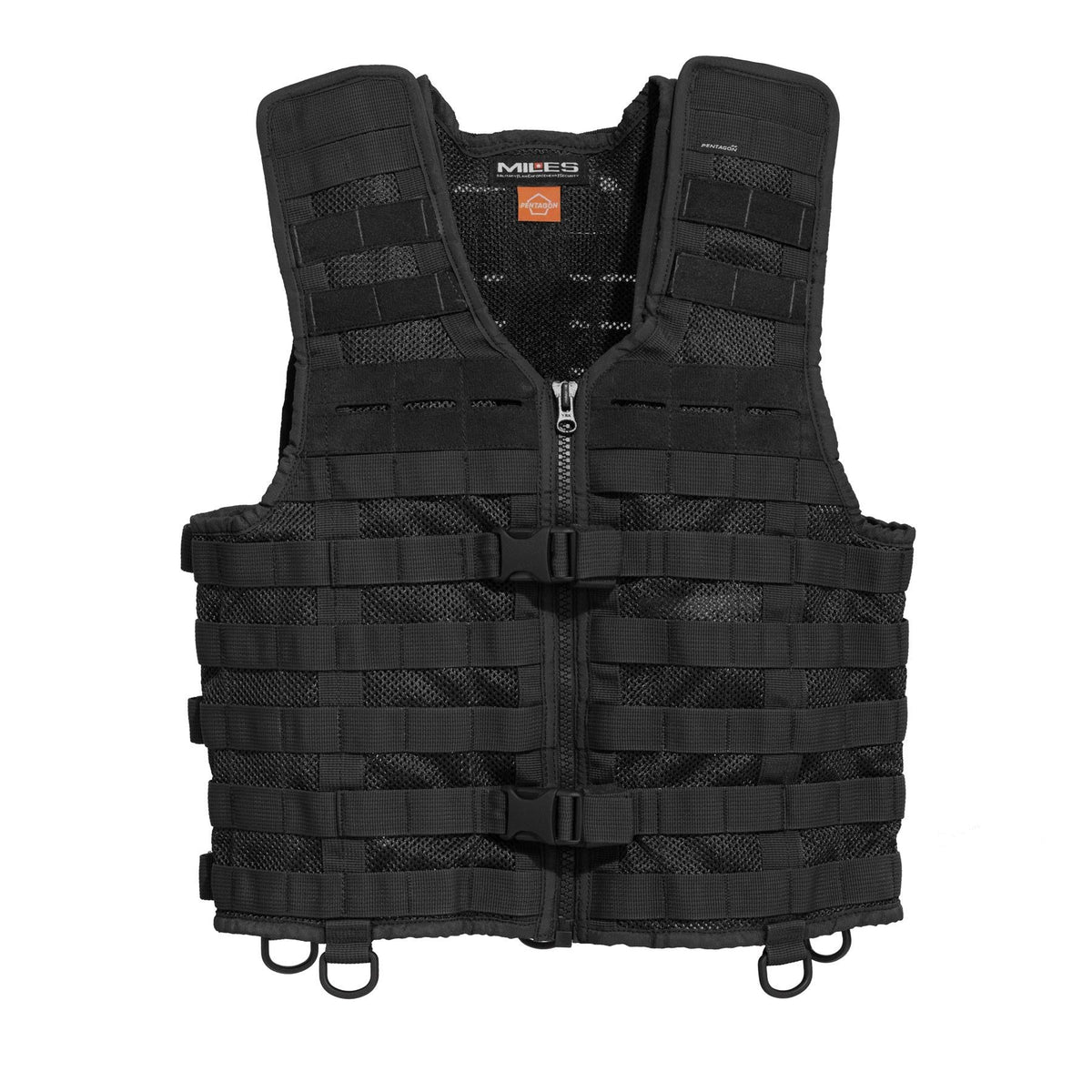 Pentagon Thorax taktikai mellény MOLLE, fekete