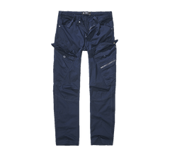 Brandit Adven Slim Fit nadrág, tengerészkék