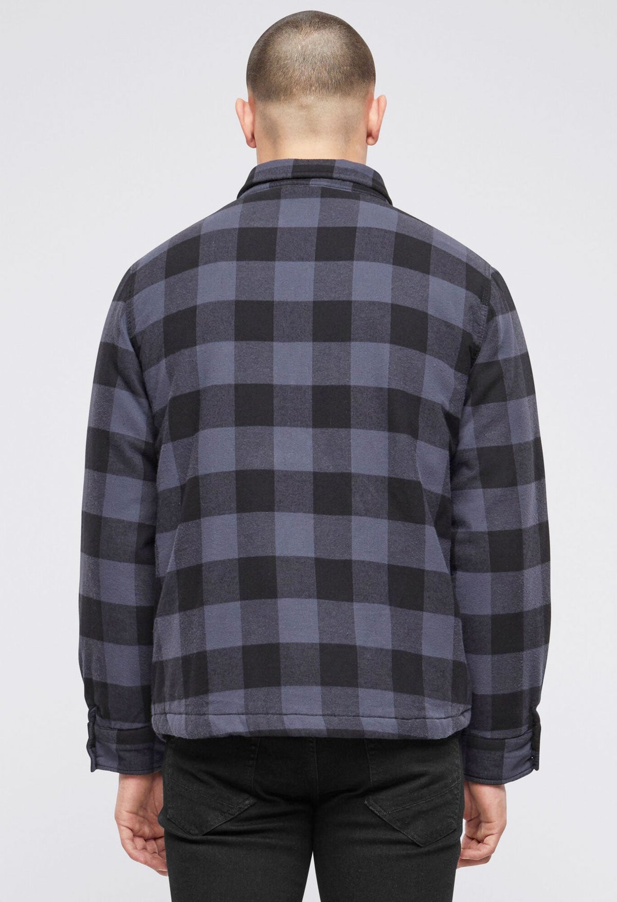 Brandit Lumberjacket bunda, šedo čierna