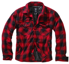 Brandit Lumberjacket kabát, piros fekete