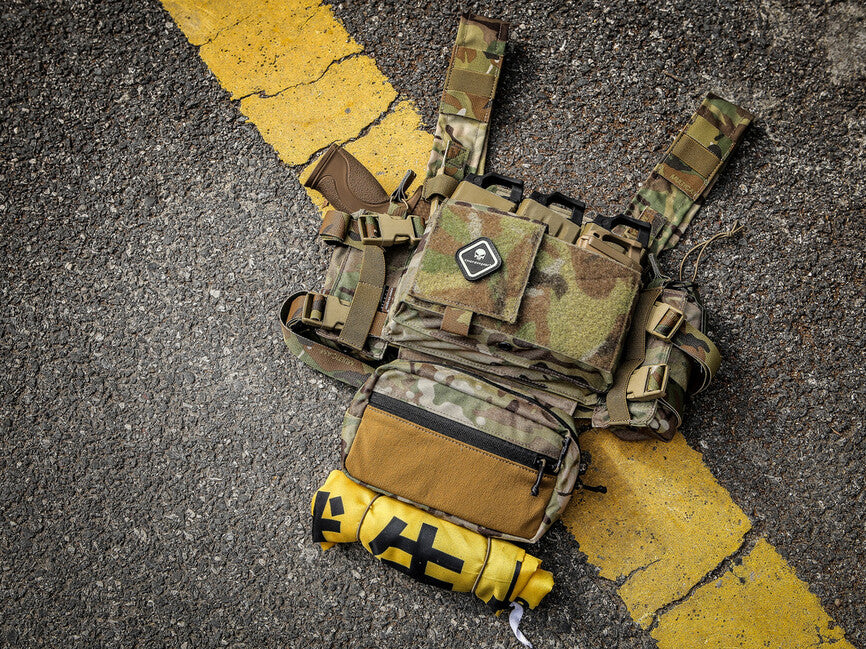 Emersongear Micro Fight Chissis MK3 mellkasi hordozó 500D, szürke