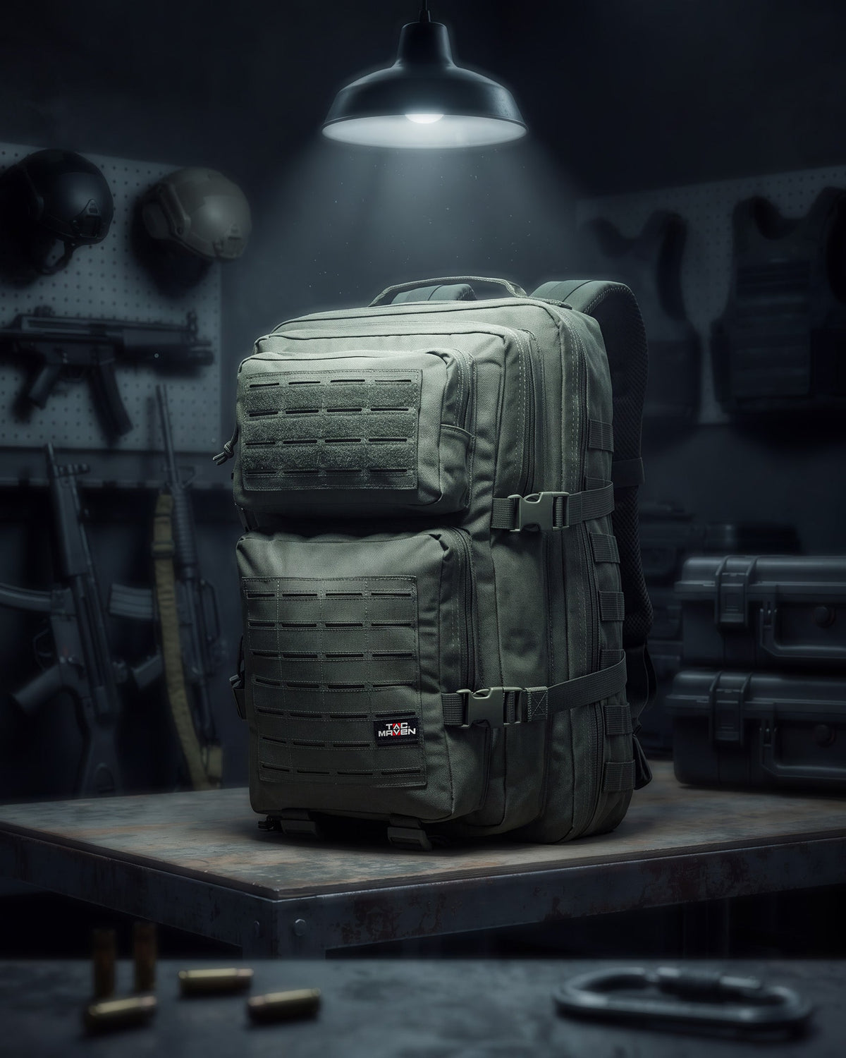 Pentagon Assault Large hátizsák 51l, fekete