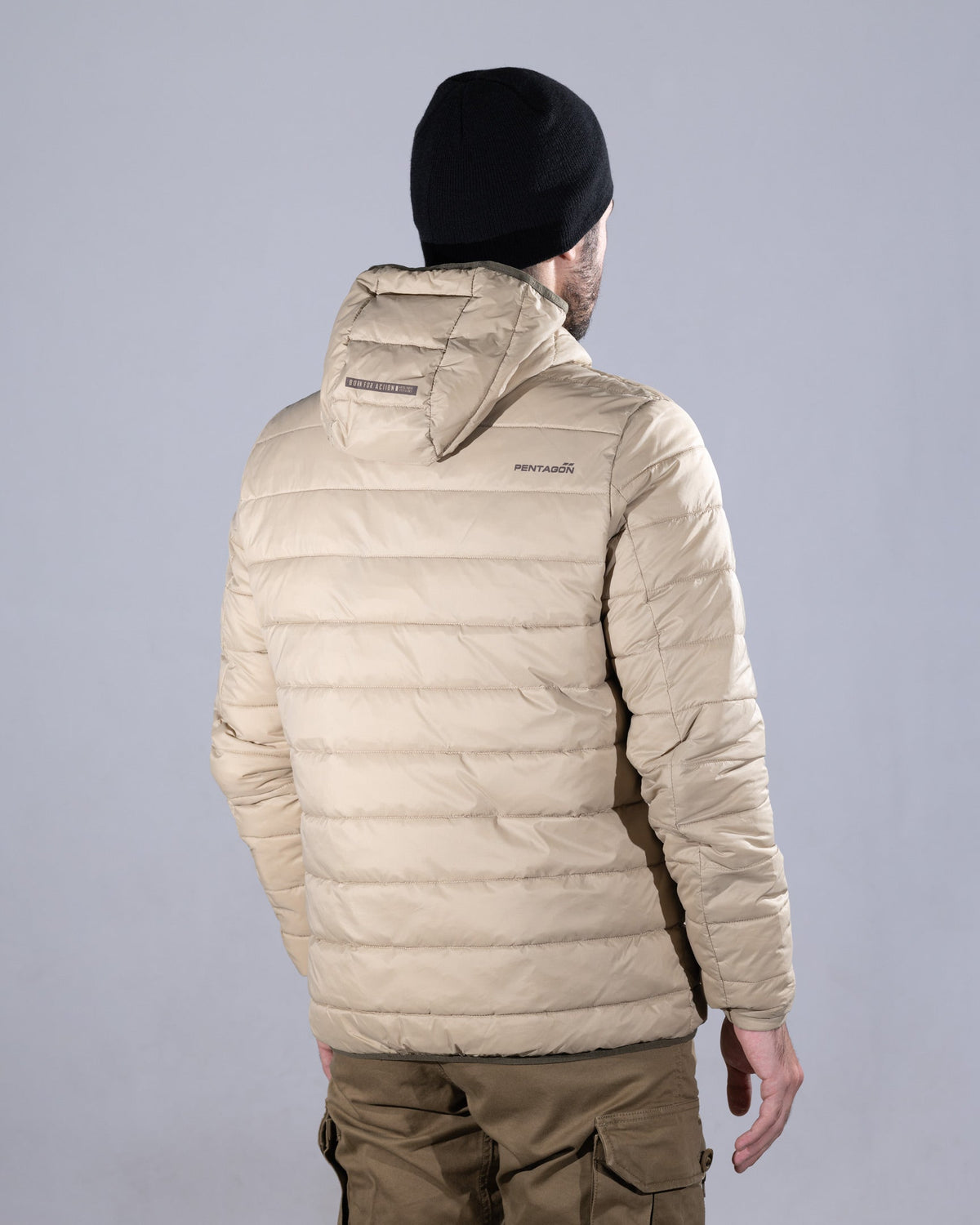 Pentagon Aurora 2.0 férfi kapucnis kabát, khaki