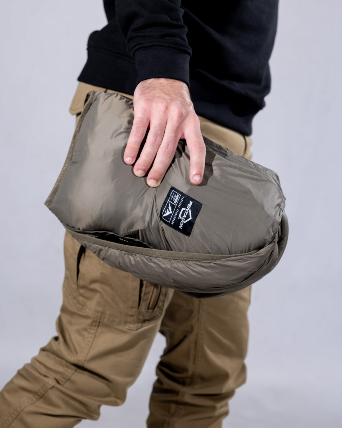 Pentagon Aurora 2.0 férfi kapucnis kabát, khaki