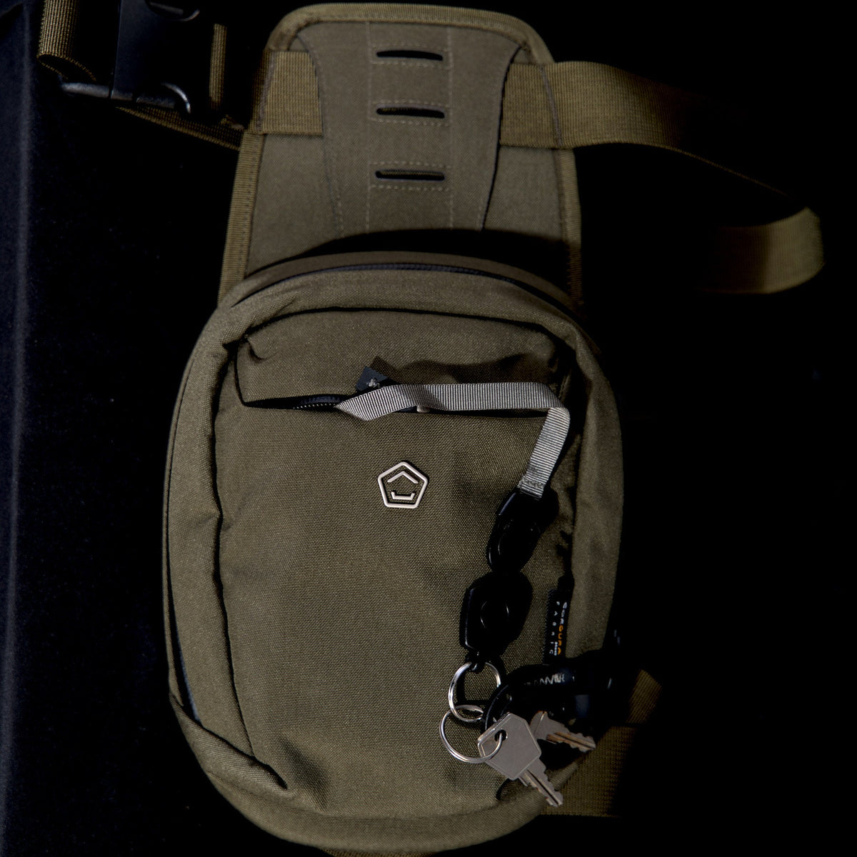 Pentagon Consul Thigh Pouch zseb, fekete