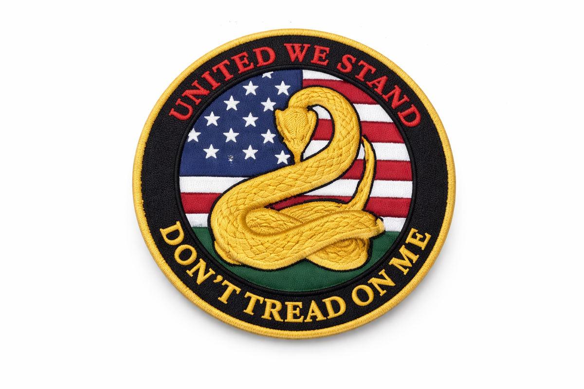 WARAGOD United We Stand Don´t Tread On Me felvarró