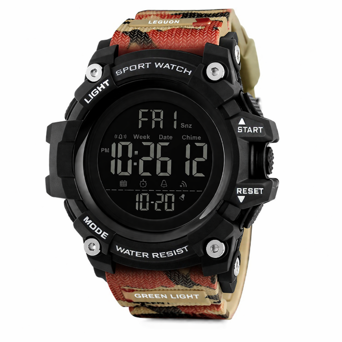 Leguon Strikewatch óra, camo