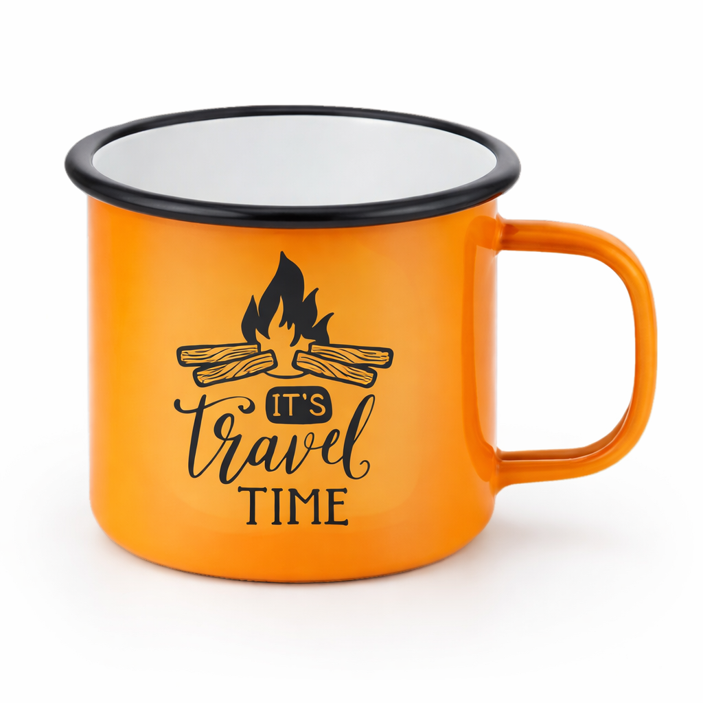 WARAGOD It's Travel Time outdoor bögre 355ml, narancssárga