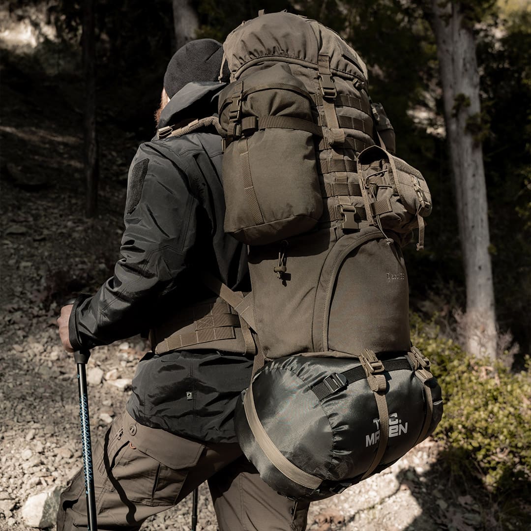 Pentagon Deos 65L hátizsák, coyote