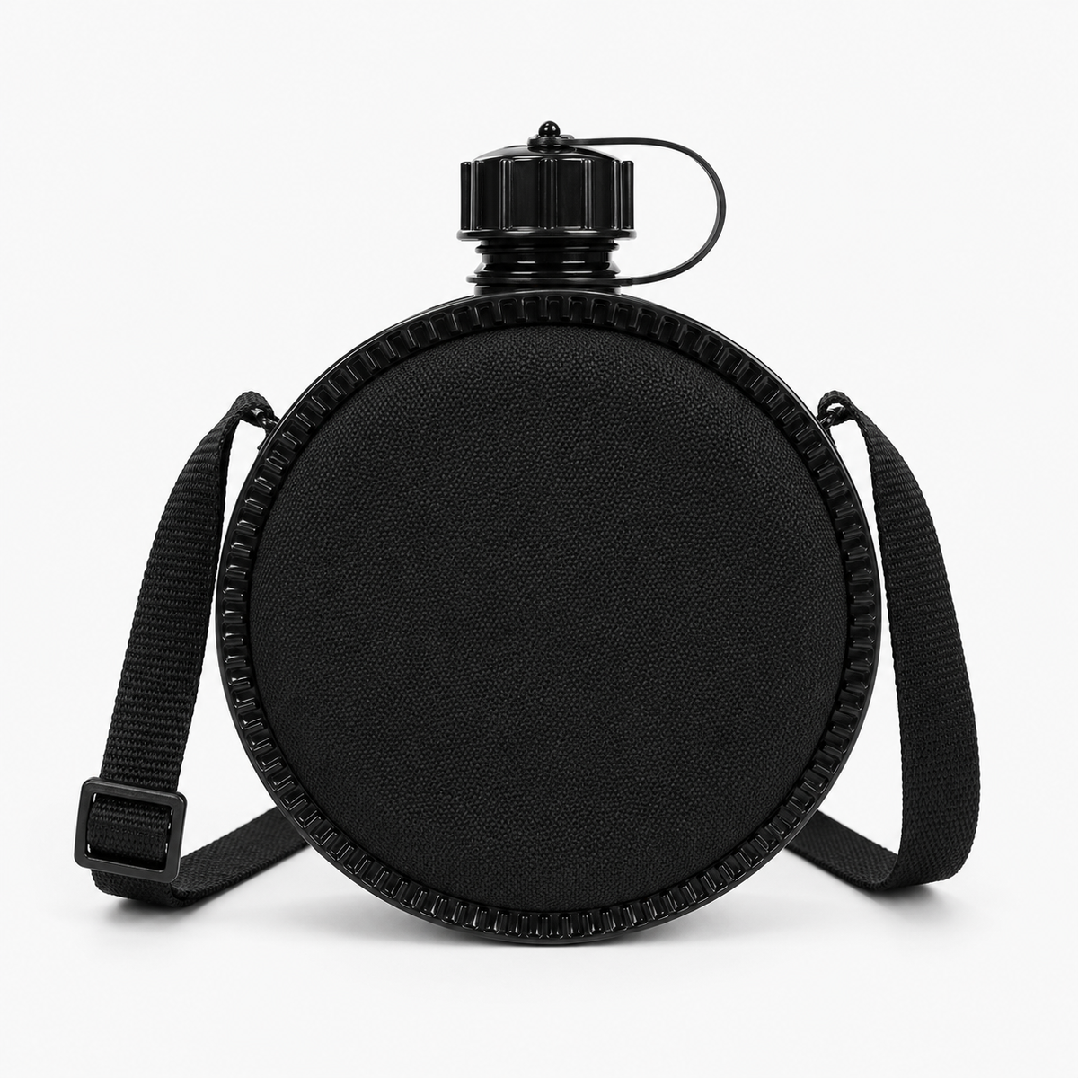 Dragowa Tactical tábori kulacs 2L, fekete