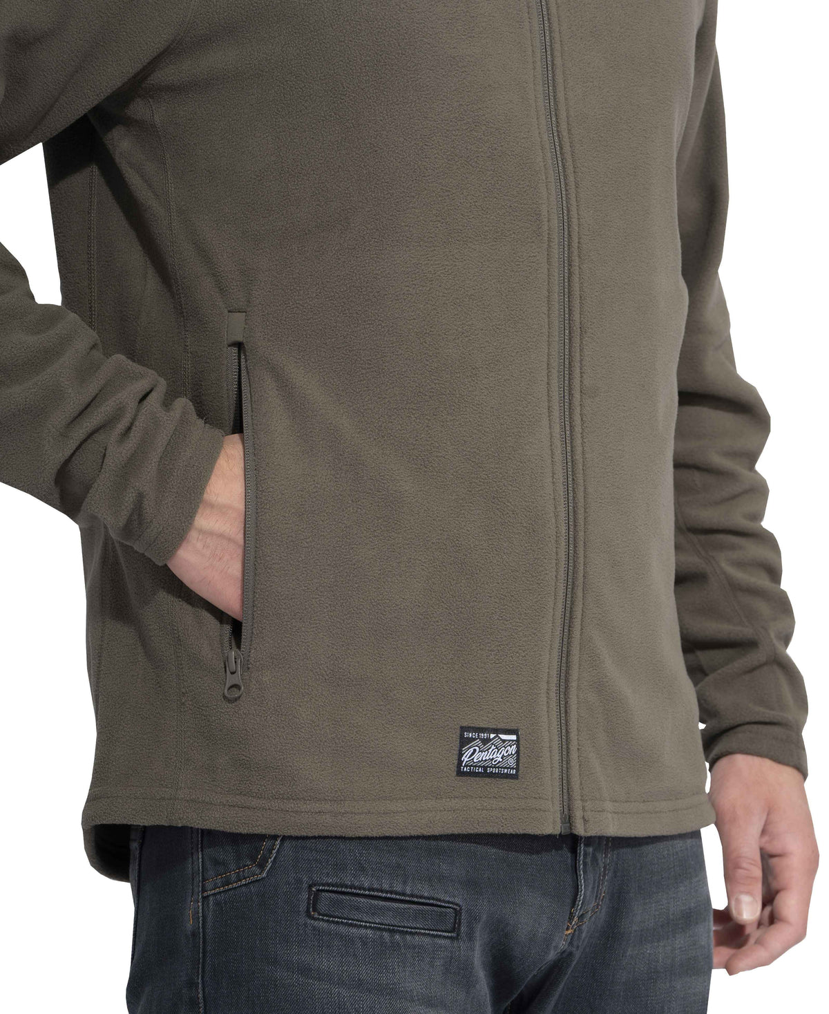 Pentagon Arkos férfi polár kabát, camo green