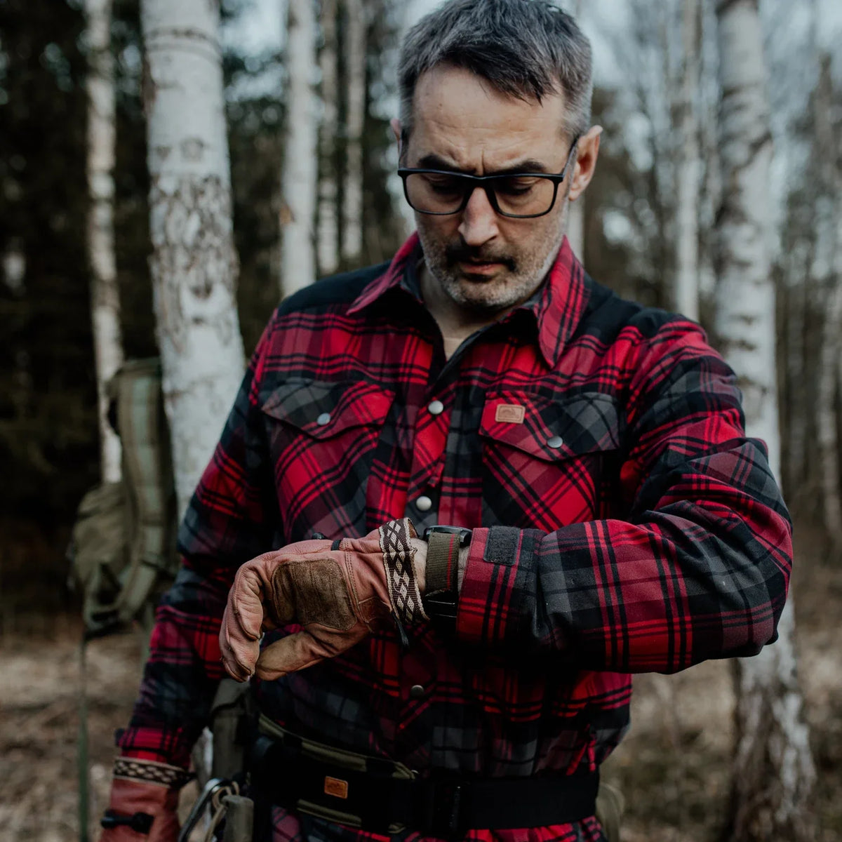 Helikon-Tex Warden zimná košeľa, Slate Moorland Plaid