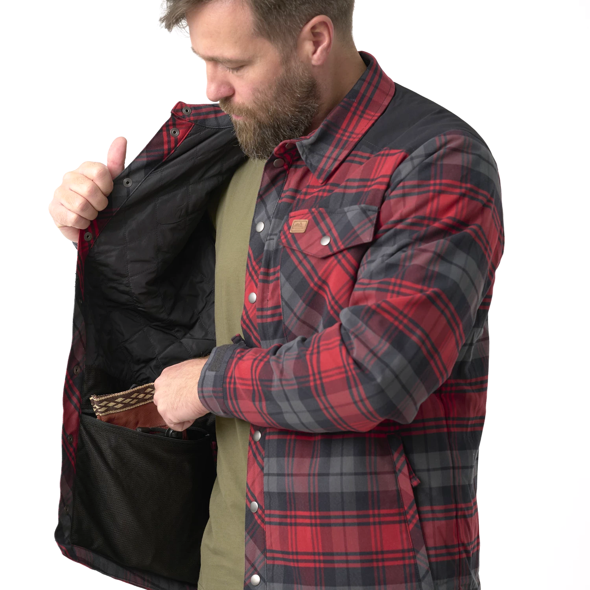 Helikon-Tex Warden zimná košeľa, Forest Blue Plaid