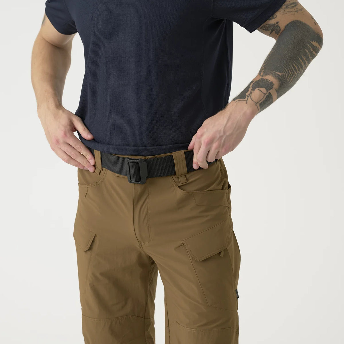 Helikon-Tex OTS 11" šortky VersaStretch taktické outdoorové Versa Stretch Lite, Taiga Green – detail 15
