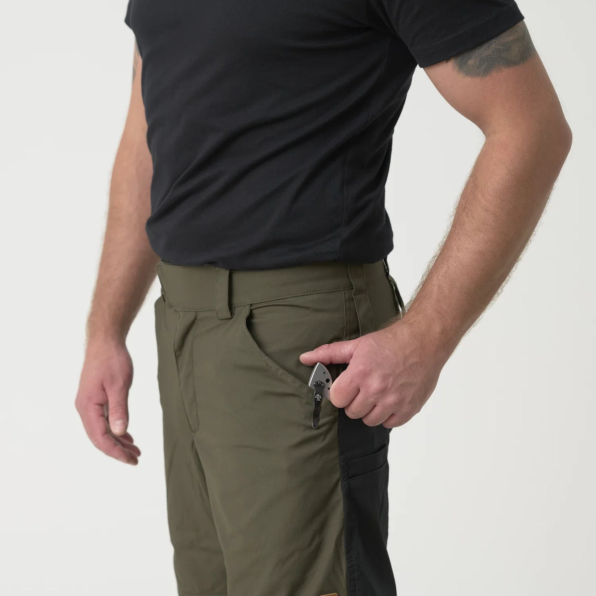Helikon-Tex WOODSMAN nohavice, zemitá hnedá – detail 3