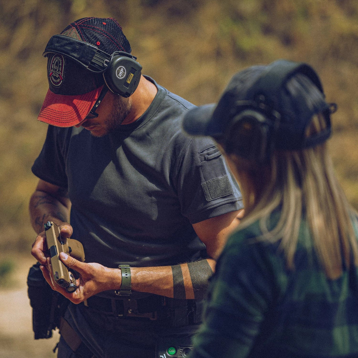 Helikon-Tex Top Cool TopCool taktikai póló PL Woodland