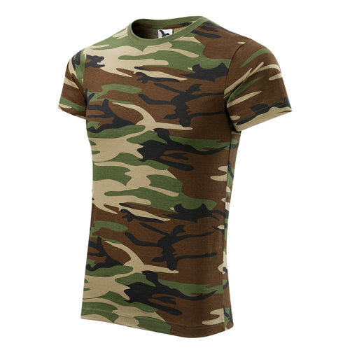 Malfini Camouflage rövid ujjú póló 160g/m2, brown