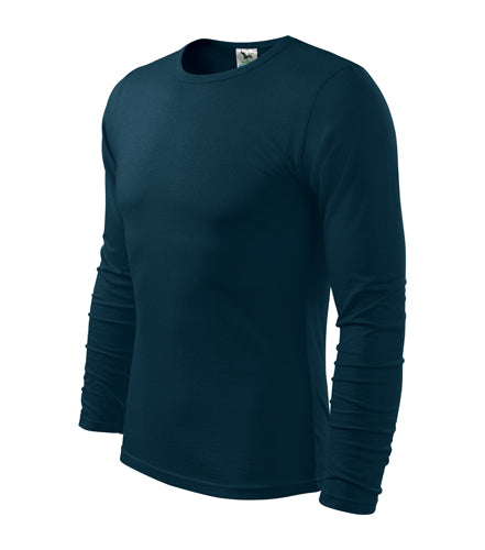 Malfini Fit-T hosszú ujjú póló 160g/m2, sötétkék