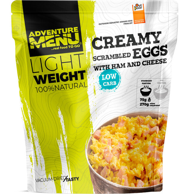 Adventure menu krémes vegyes tojás sonkával és sajttal, 405g