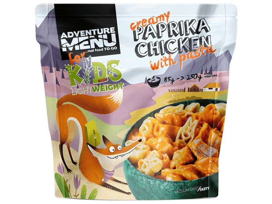 Adventure csirke paprikás tésztával menu, 250g