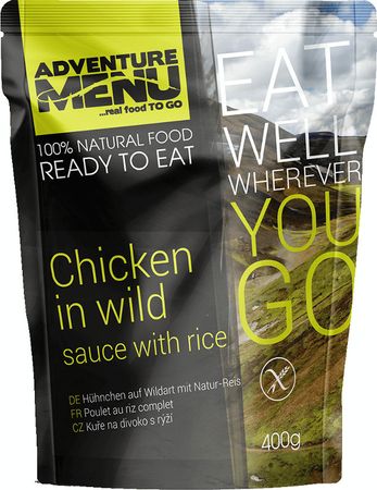 AdventureMenu csirke hús vadul rizzsel 400g