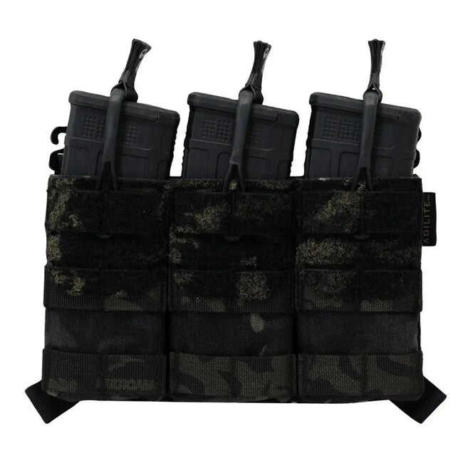 Agilite AG3 Placard Triple tártartó zseb, multicam black