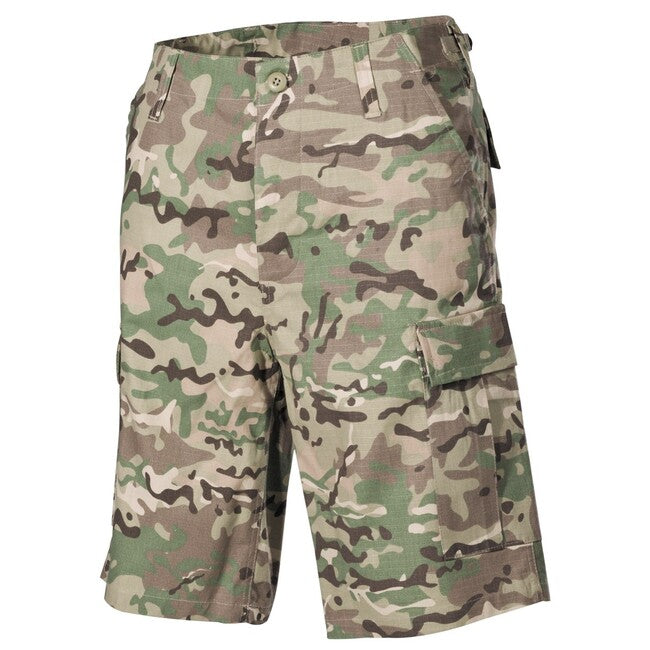 MFH BDU amerikai rövid nadrág Ripstop, operation-camo