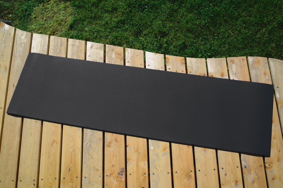 BasicNature ECO kempingmatrac nagy, fekete 200 x 55 x 1 cm