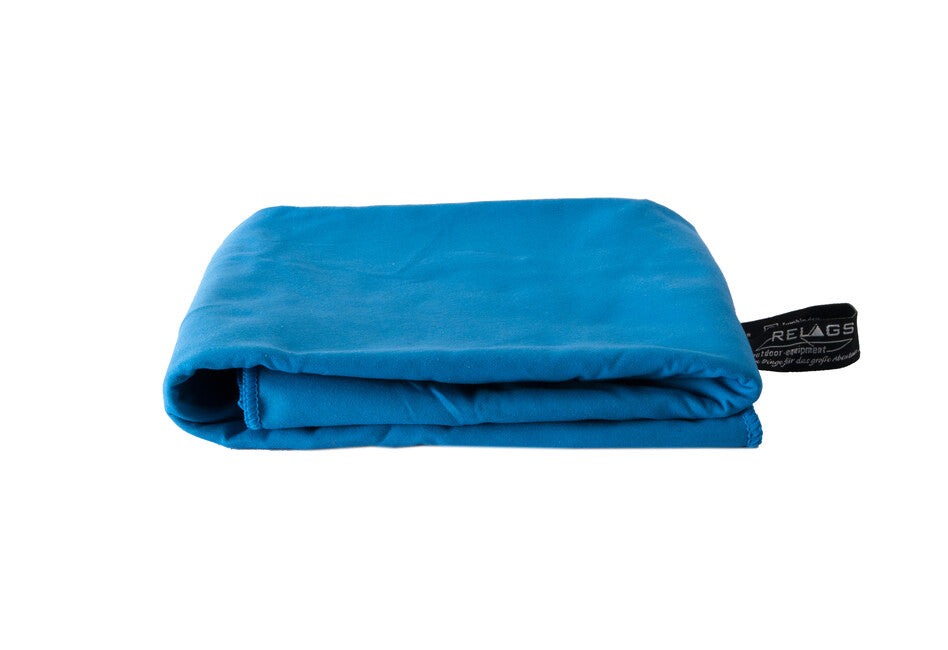 BasicNature Velour törölköző 85 x 150 cm, kék