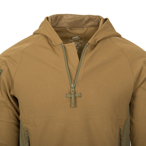 Helikon-Tex Range Hoodie kapucnis pulóver TopCool, Coyote/adaptive green