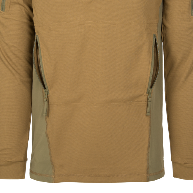 Helikon-Tex Range Hoodie TopCool kapucnis pulóver, olívazöld/fekete