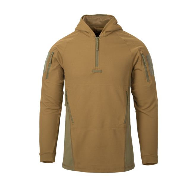 Helikon-Tex Range Hoodie TopCool kapucnis pulóver, olívazöld/fekete